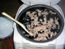 「アラメの炊込みご飯」の調理方法